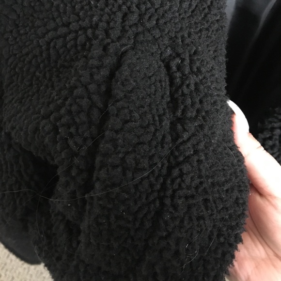 Black Teddybear Jacket - Picture 2 of 3